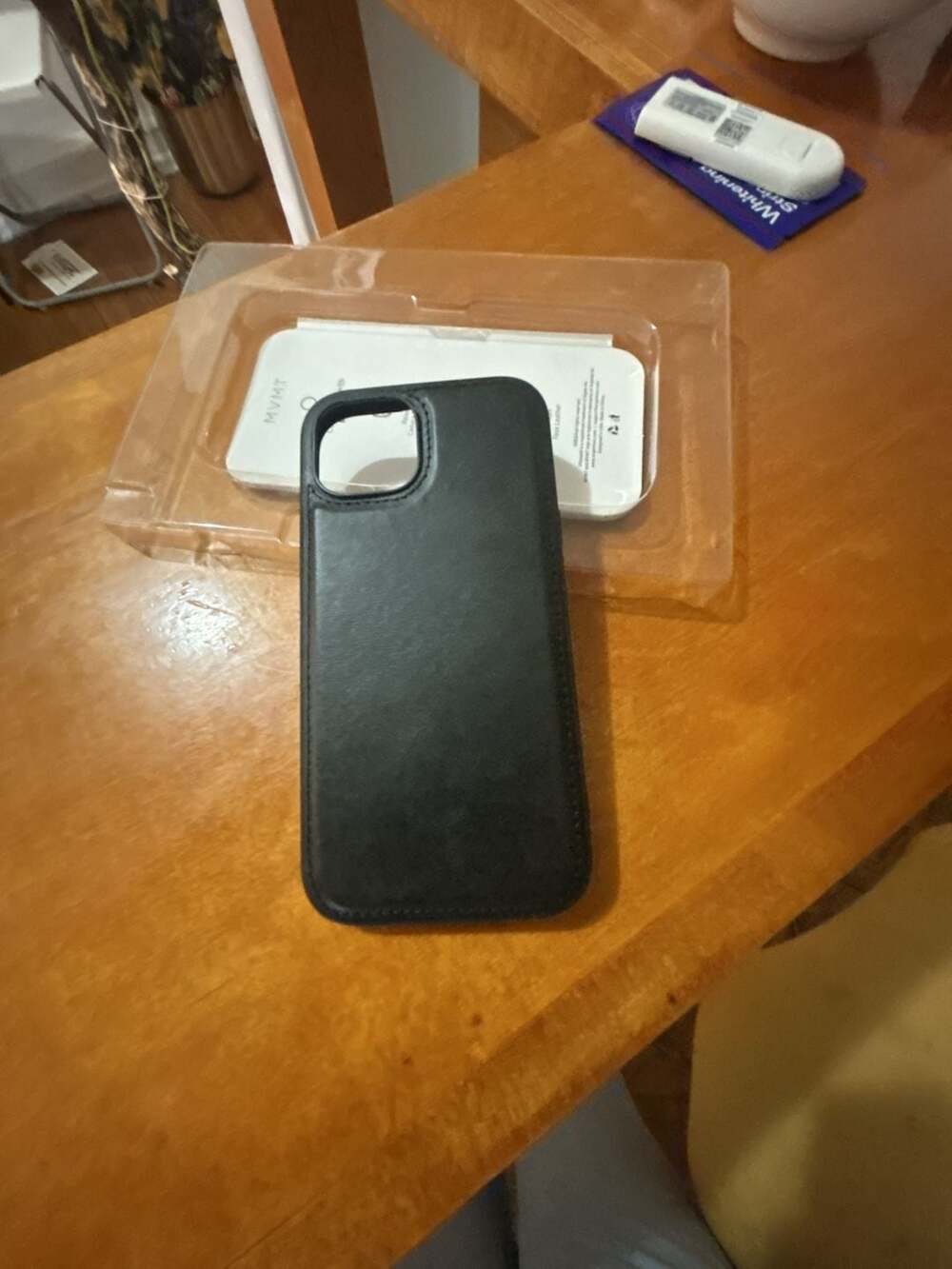 For iPhone 15 (14/13 fits ) Magnetic Leather Wallet Phone Case Cover